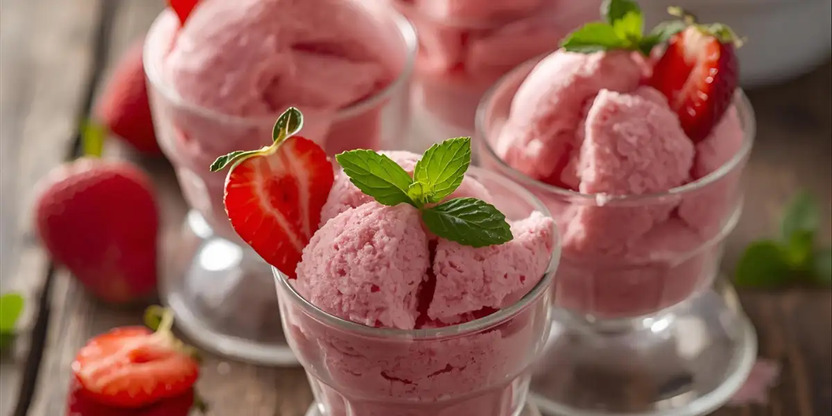 Frozen Strawberry Desserts