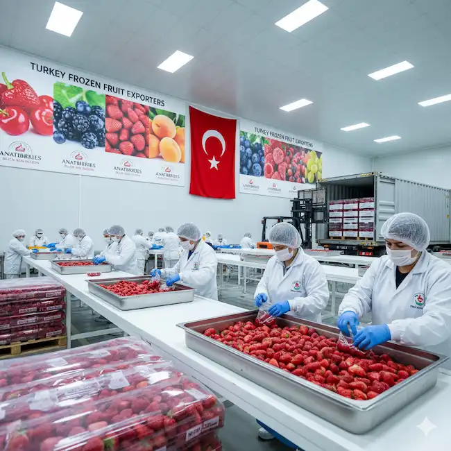 Turkey Frozen Fruit Exporters