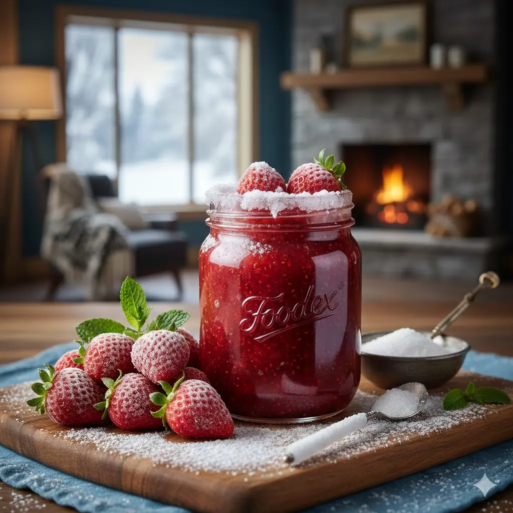 frozen strawberry jam recipe