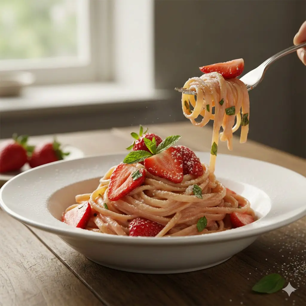 Pasta strawberry