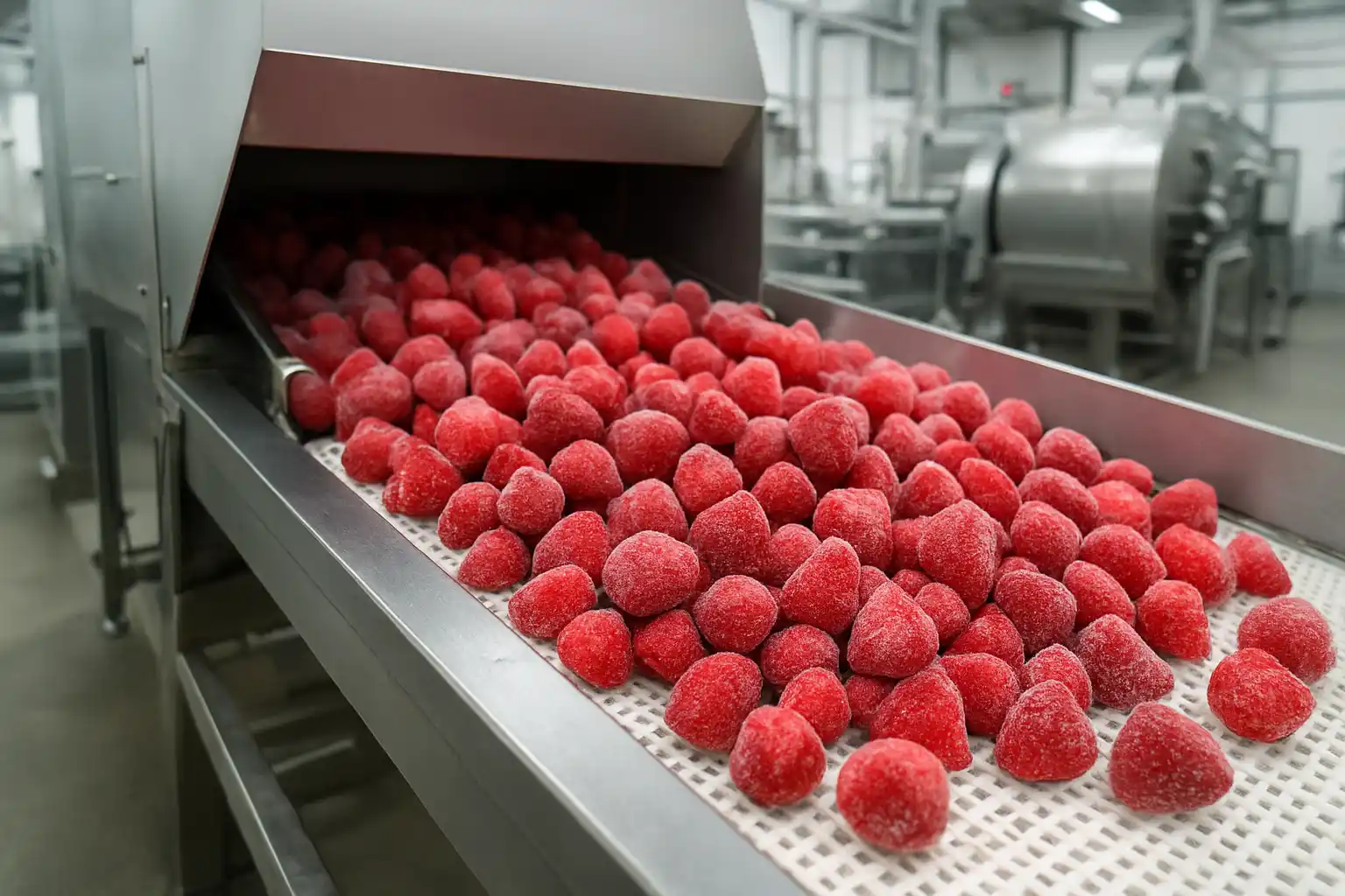 fraises surgelees au canada